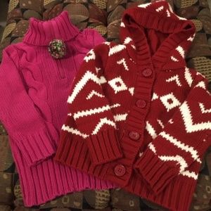 SUPER COZY GYMBOREE CABLE KNIT SWEATERs